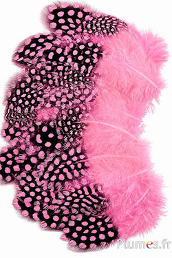 Parelhoen - 3-6 cm - roze